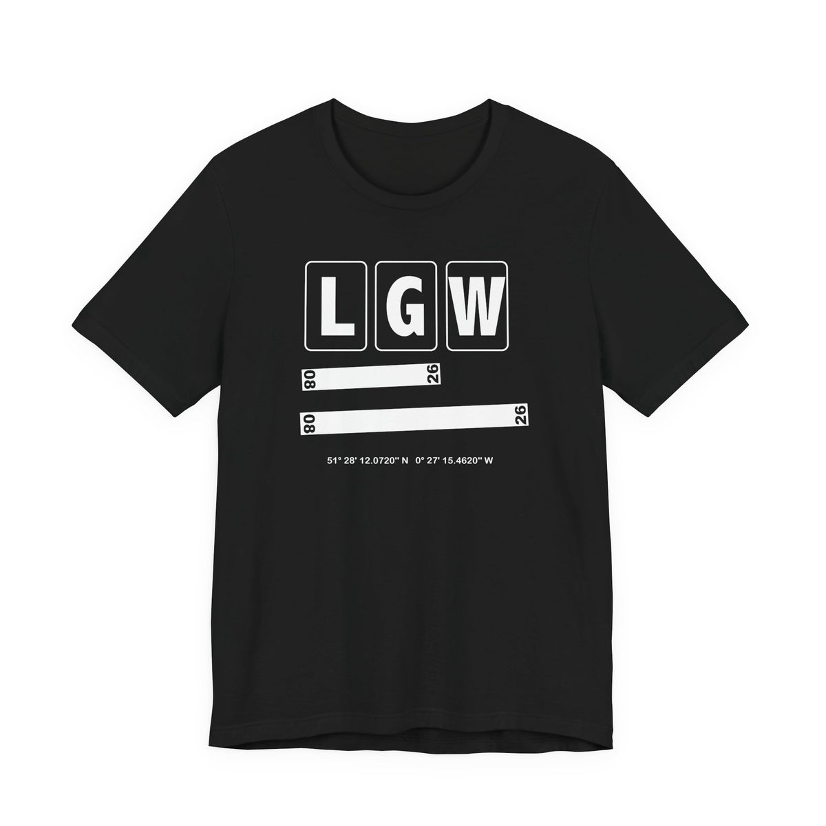 LGW Airport Code Tee Shirt 1