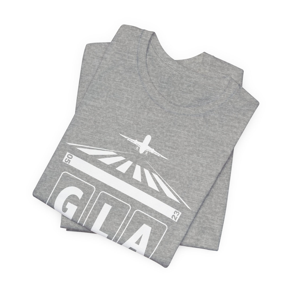GLA Glasgow Airport Code Teeshirt