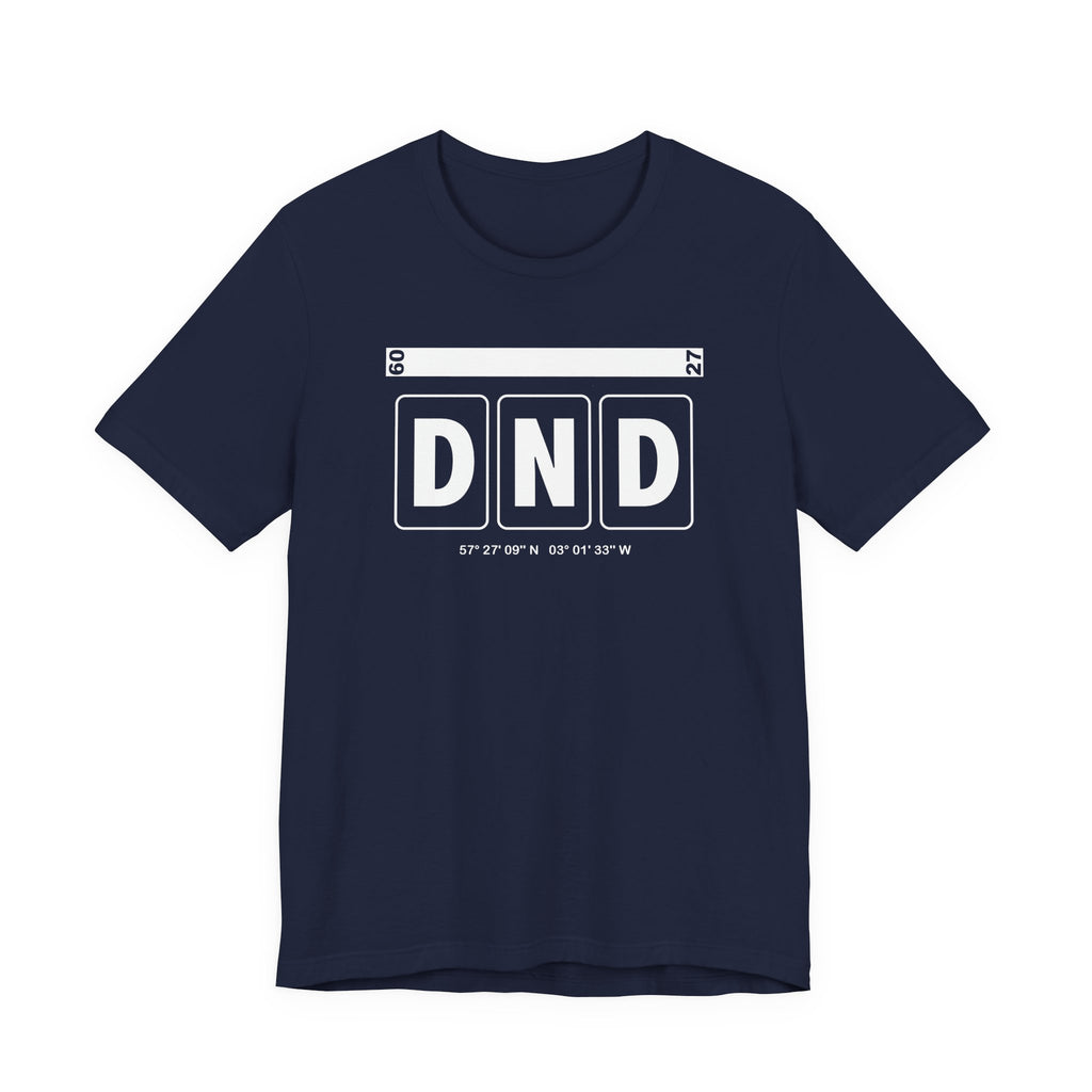 DND Airport Code Tee Shirt 1