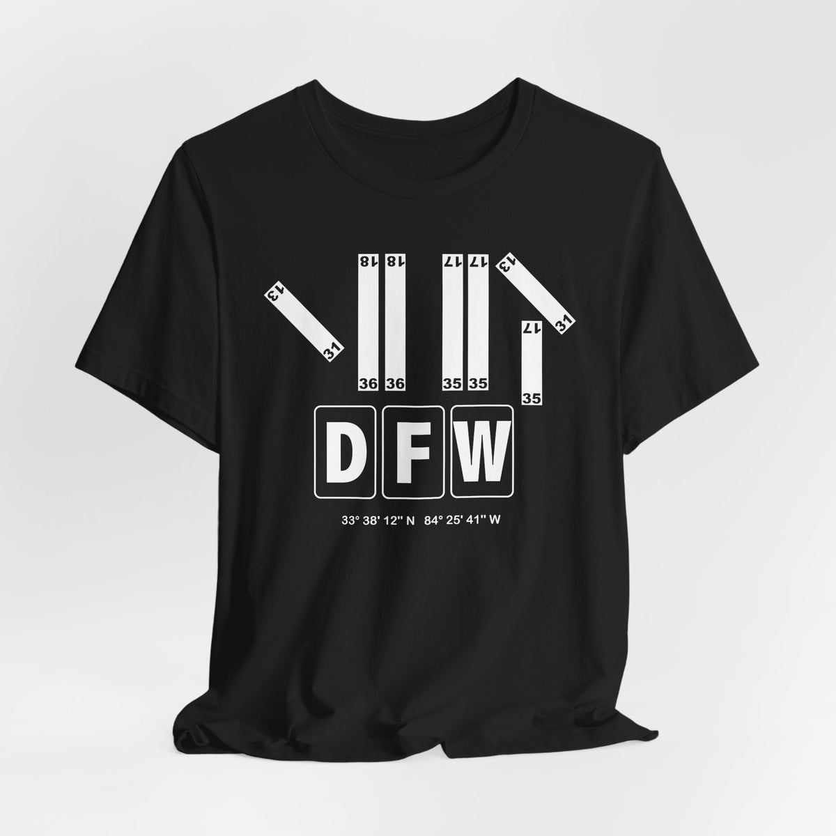 DFW Airport Code Tee Shirt 1