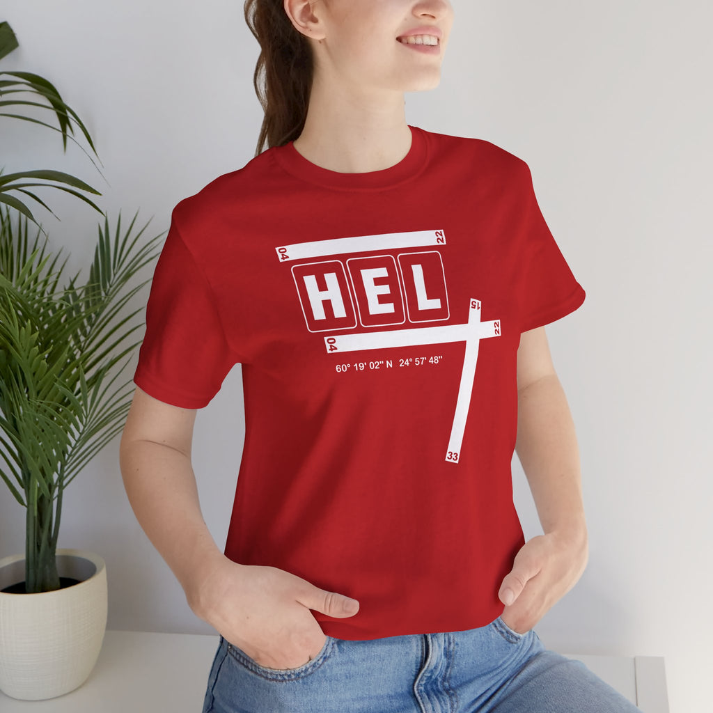 HEL Airport Code Tee Shirt 1