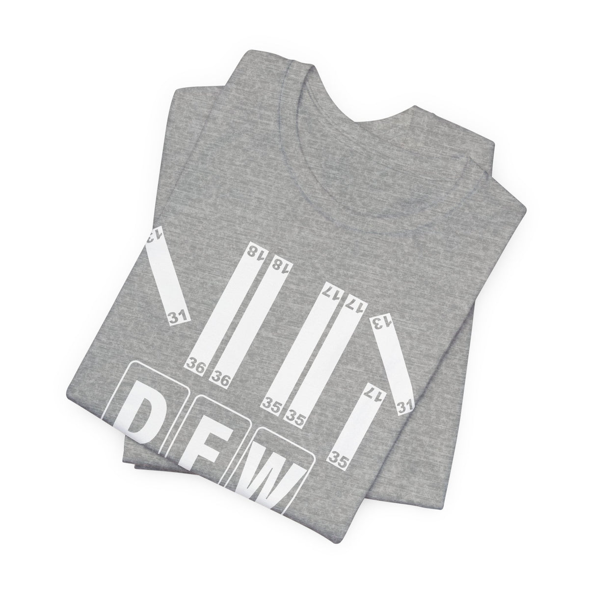 DFW Airport Code Tee Shirt 1