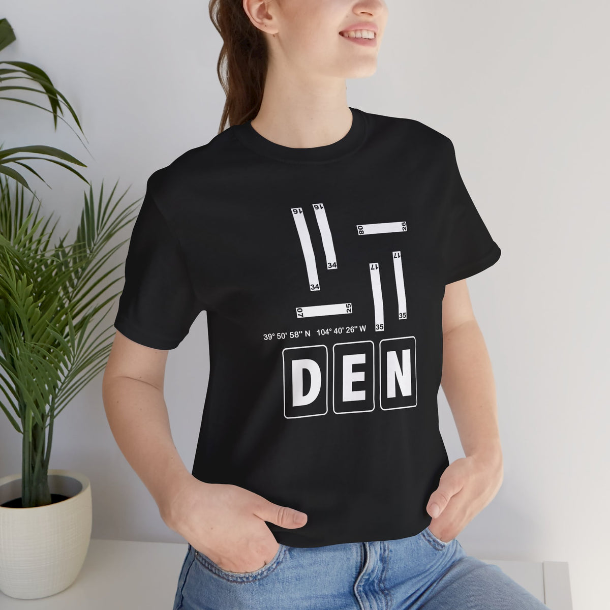 DEN Airport Code Tee Shirt 1