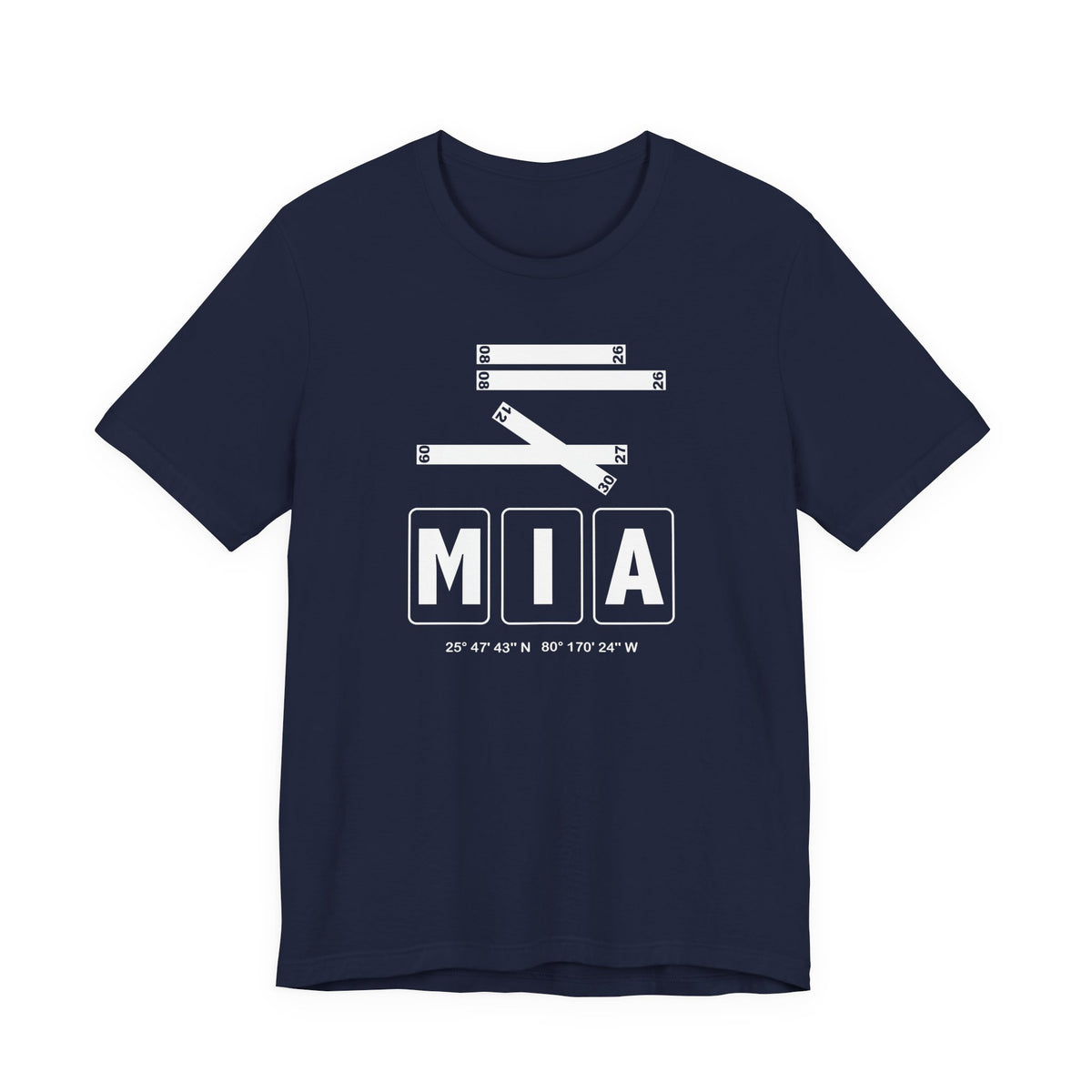 MIA Airport Code Tee Shirt 1