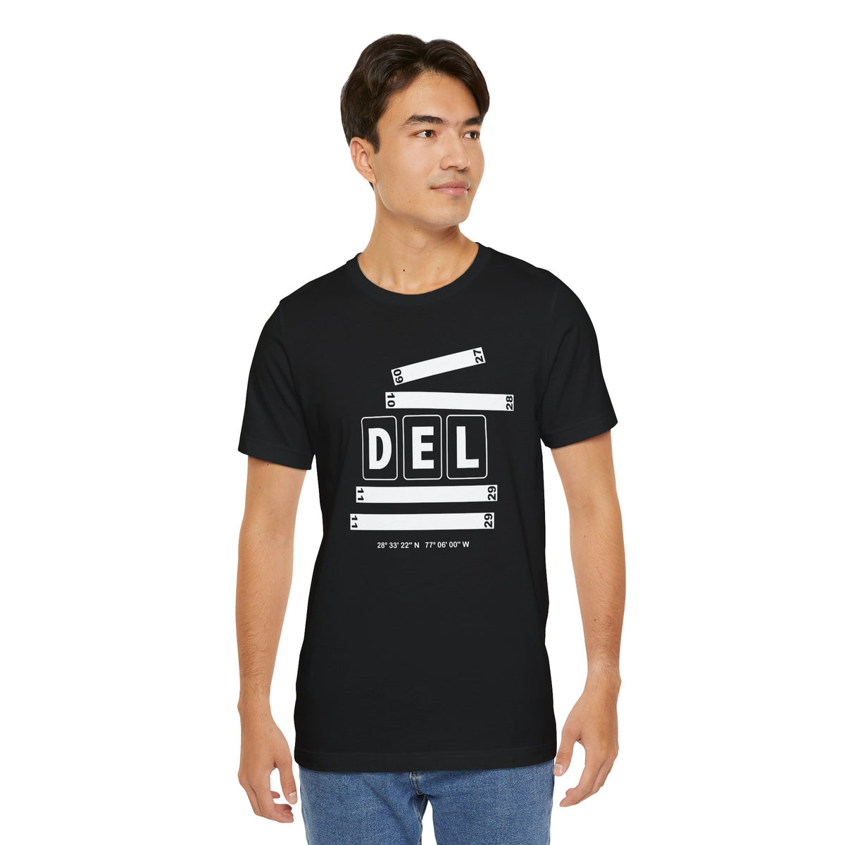 DEL Airport Code Tee Shirt 1