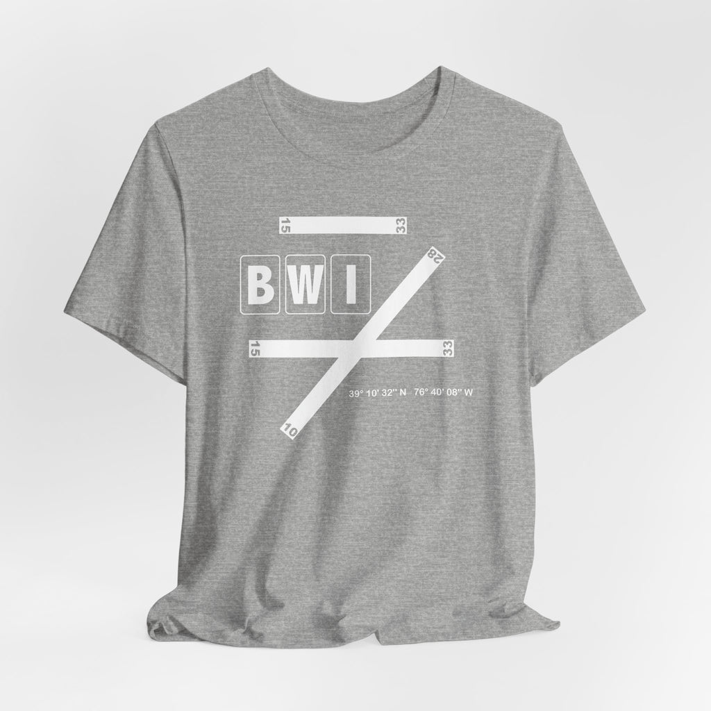 BWI Airport Code Tee Shirt 1