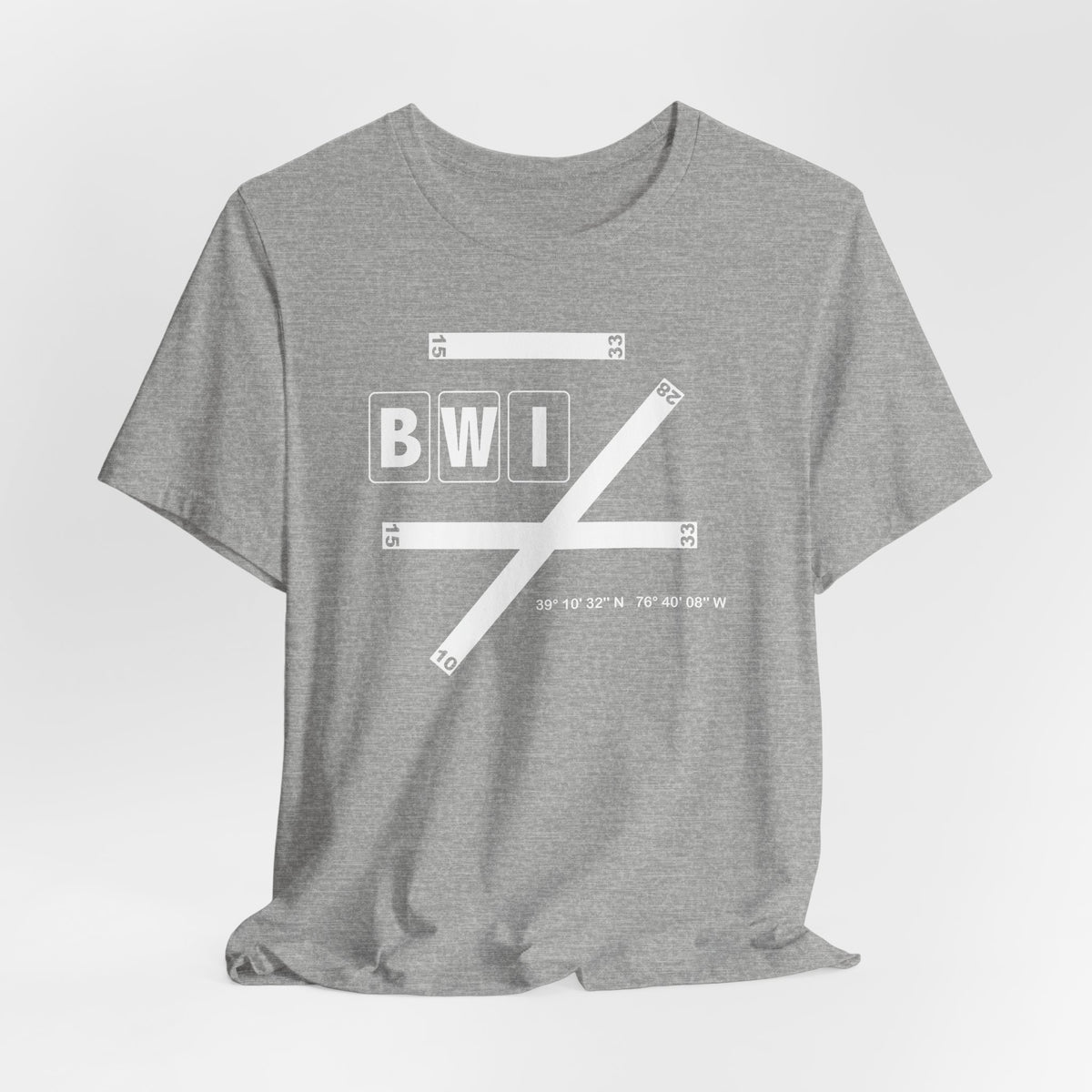 BWI Airport Code Tee Shirt 1