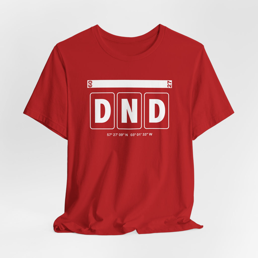 DND Airport Code Tee Shirt 1