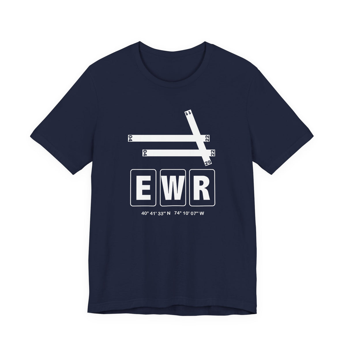 EWR Airport Code Tee Shirt 1