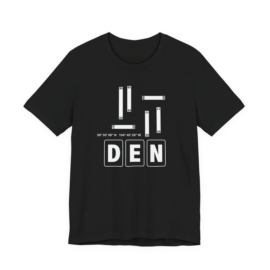 DEN Airport Code Tee Shirt 1