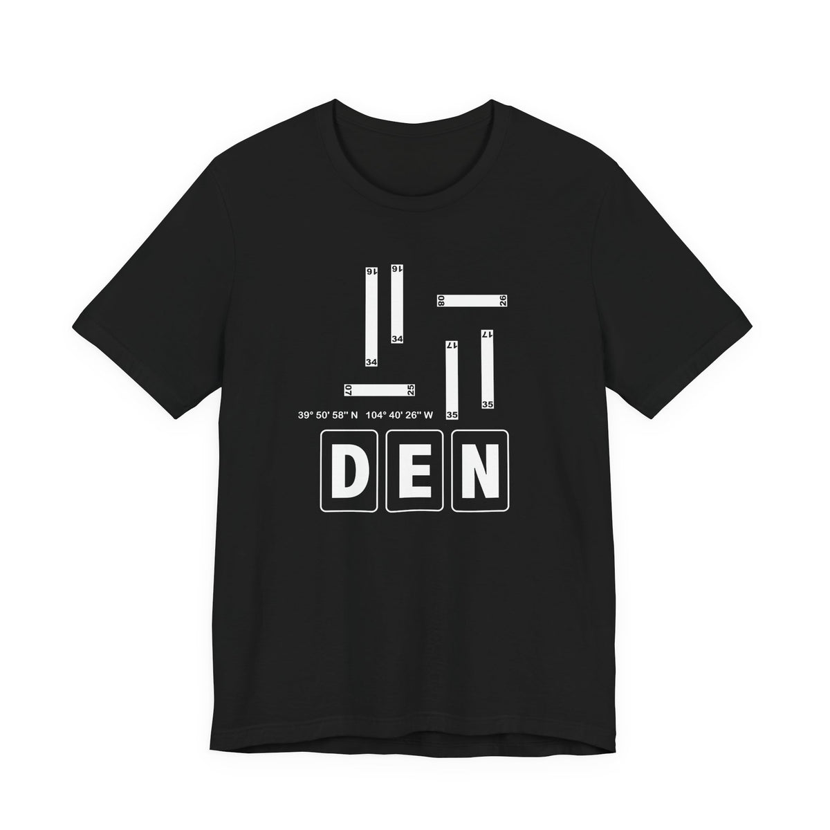 DEN Airport Code Tee Shirt 1