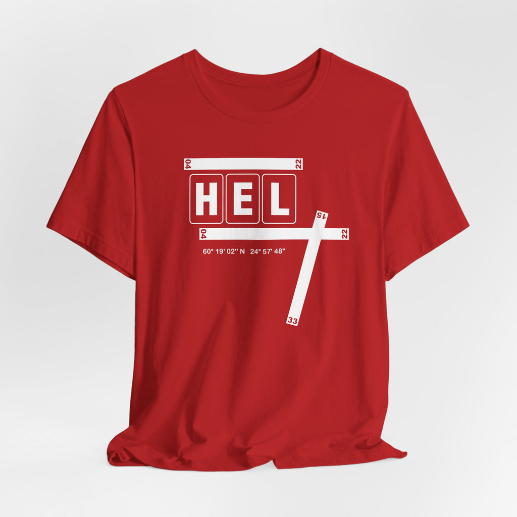 HEL Airport Code Tee Shirt 1