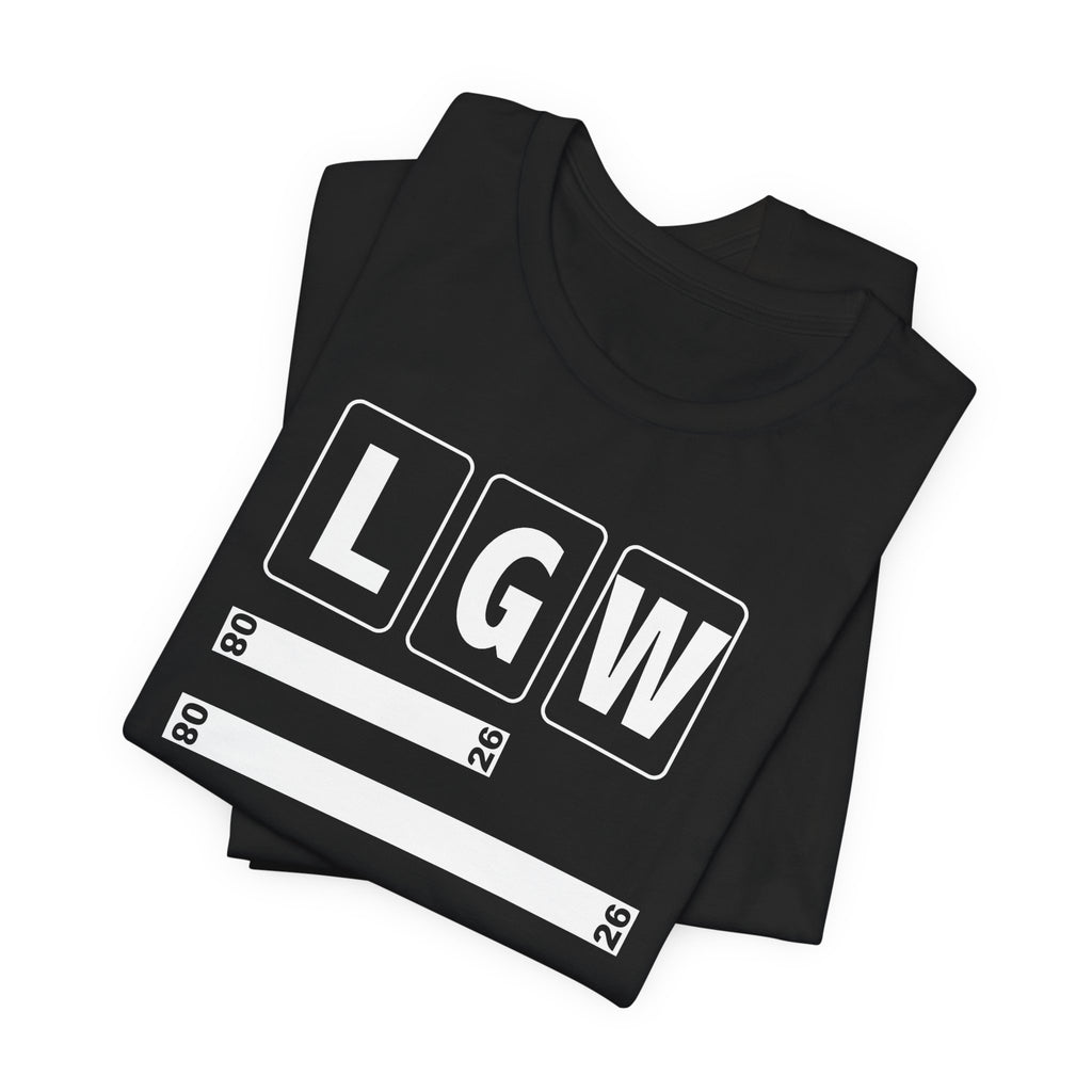 LGW Airport Code Tee Shirt 1