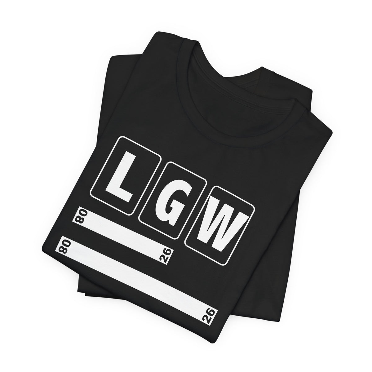 LGW Airport Code Tee Shirt 1