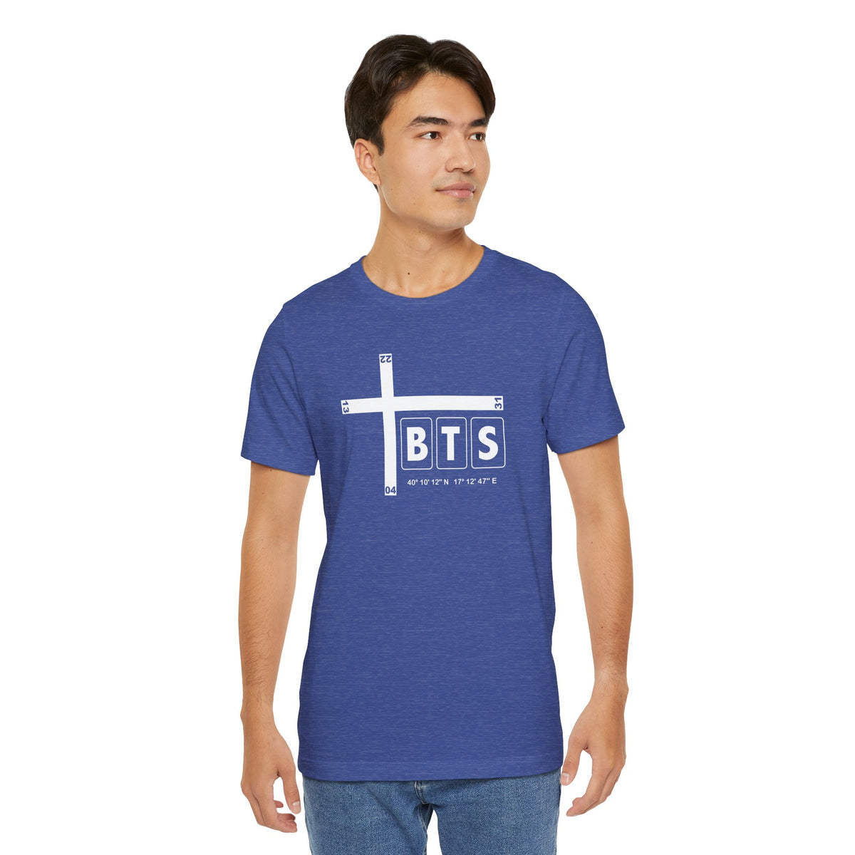BTS Airport Code Tee Shirt 1