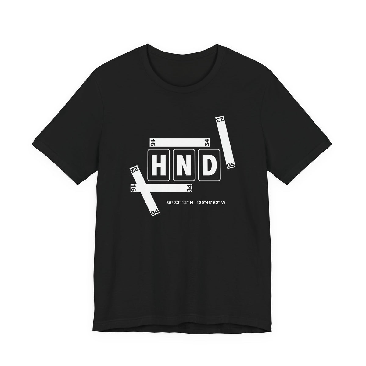 HND Airport Code Tee Shirt 1