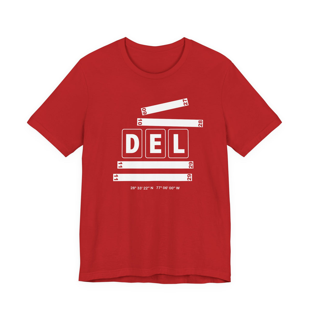 DEL Airport Code Tee Shirt 1