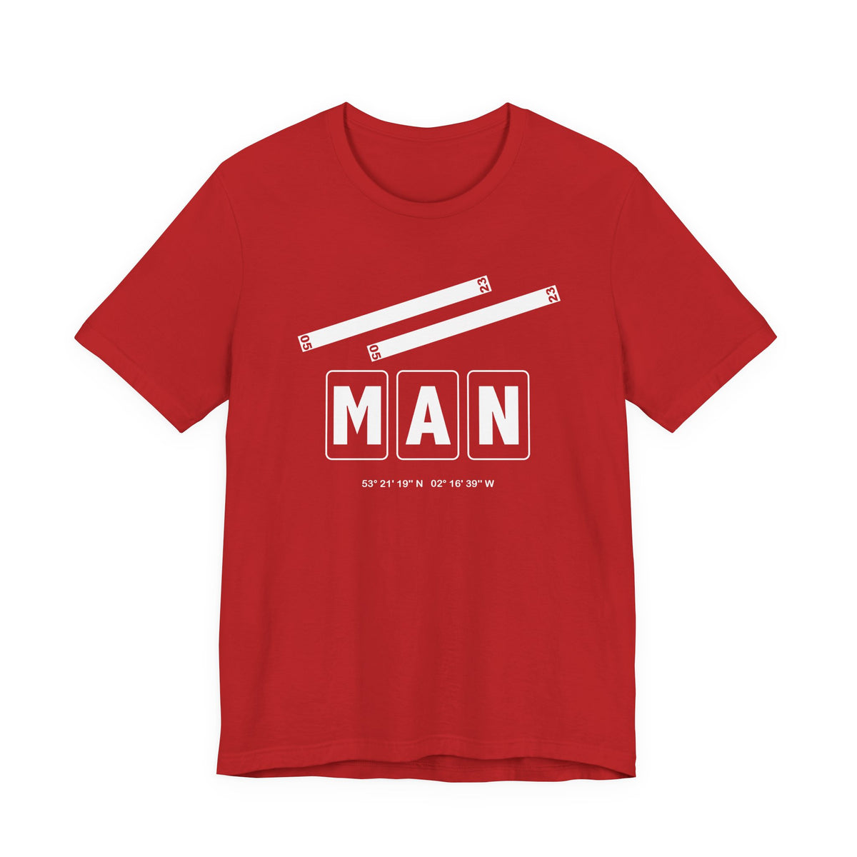 MAN Airport Code Tee Shirt 1