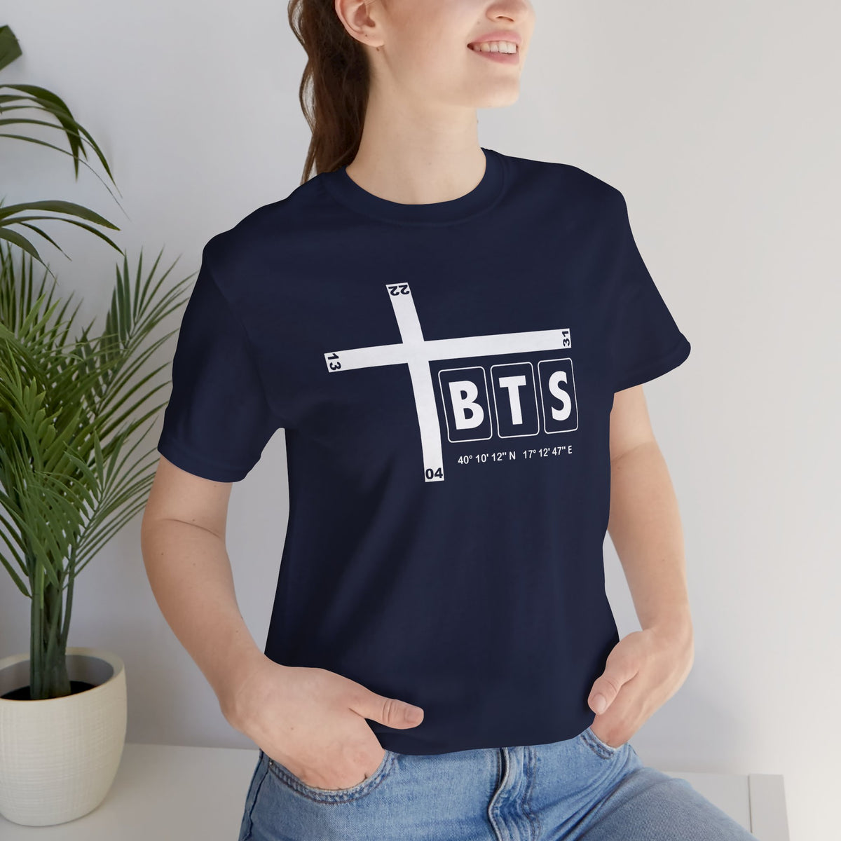 BTS Airport Code Tee Shirt 1