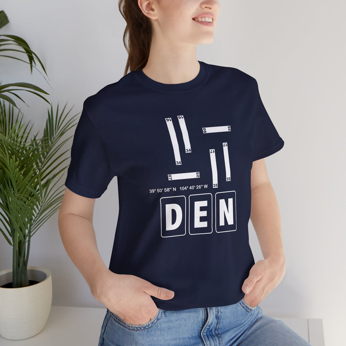 DEN Airport Code Tee Shirt 1