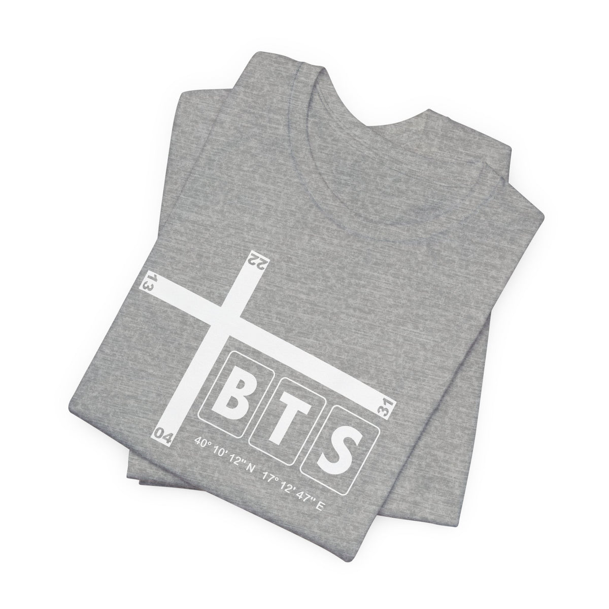 BTS Airport Code Tee Shirt 1