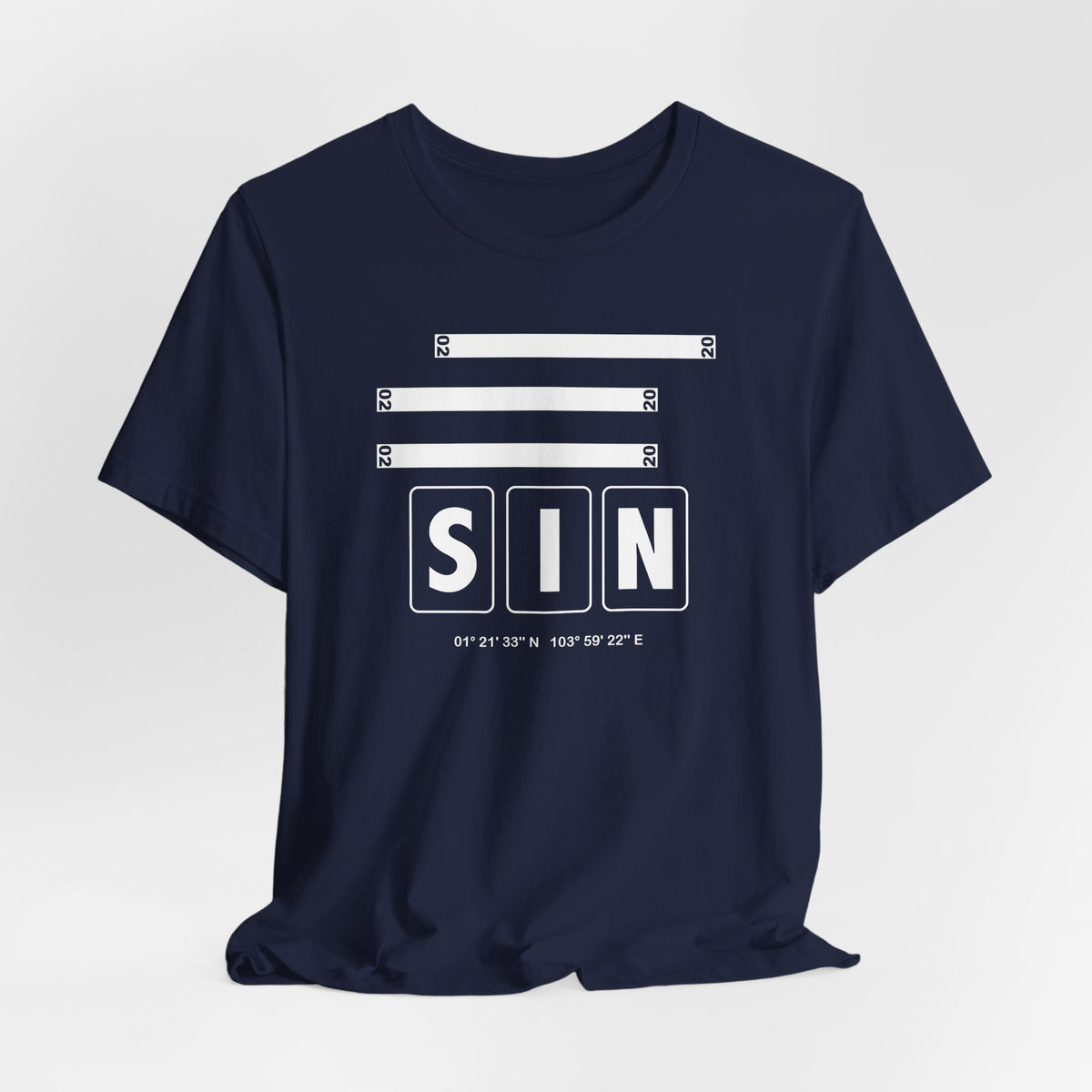 SIN Airport Code Tee Shirt 1