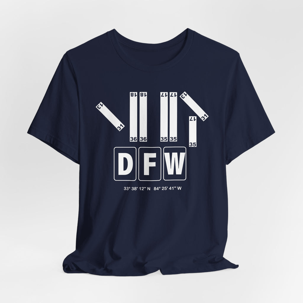 DFW Airport Code Tee Shirt 1