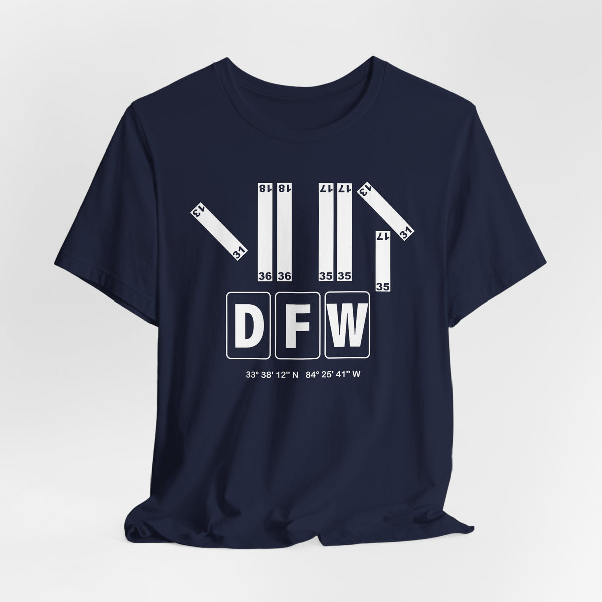 DFW Airport Code Tee Shirt 1