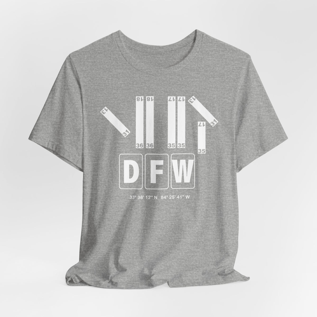 DFW Airport Code Tee Shirt 1