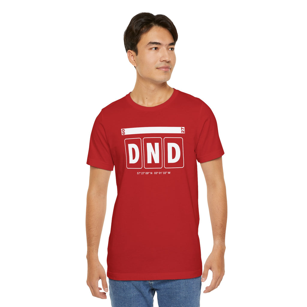 DND Airport Code Tee Shirt 1