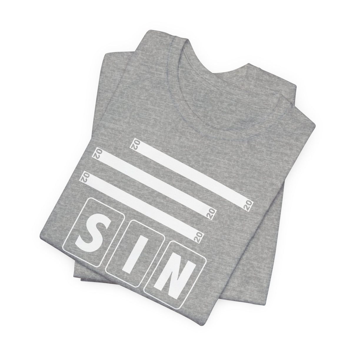 SIN Airport Code Tee Shirt 1