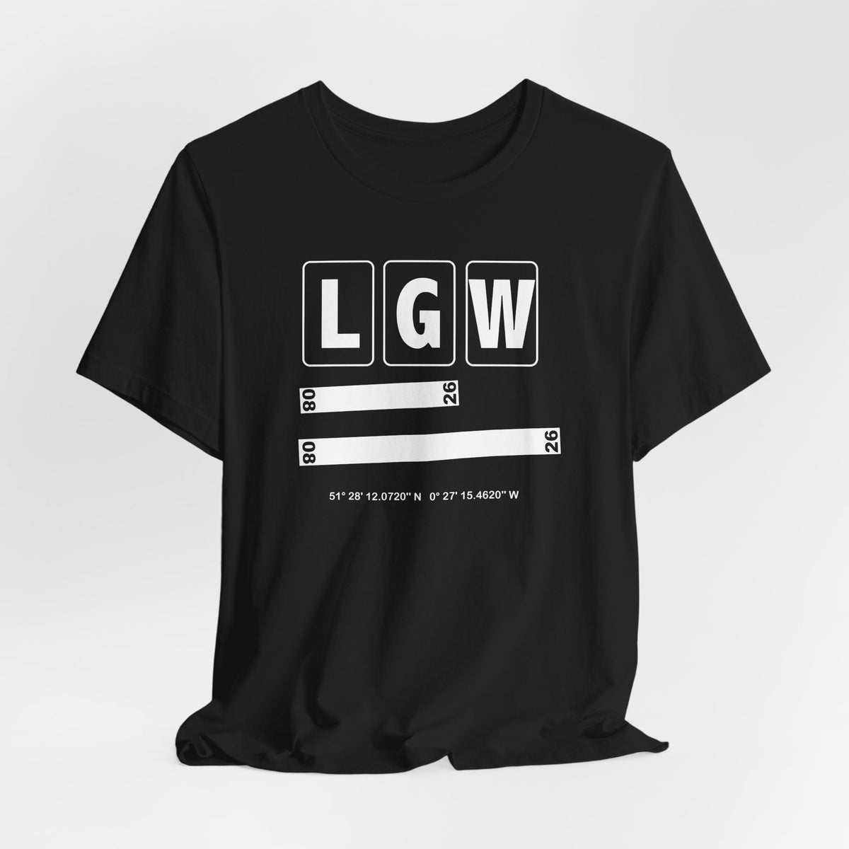 LGW Airport Code Tee Shirt 1