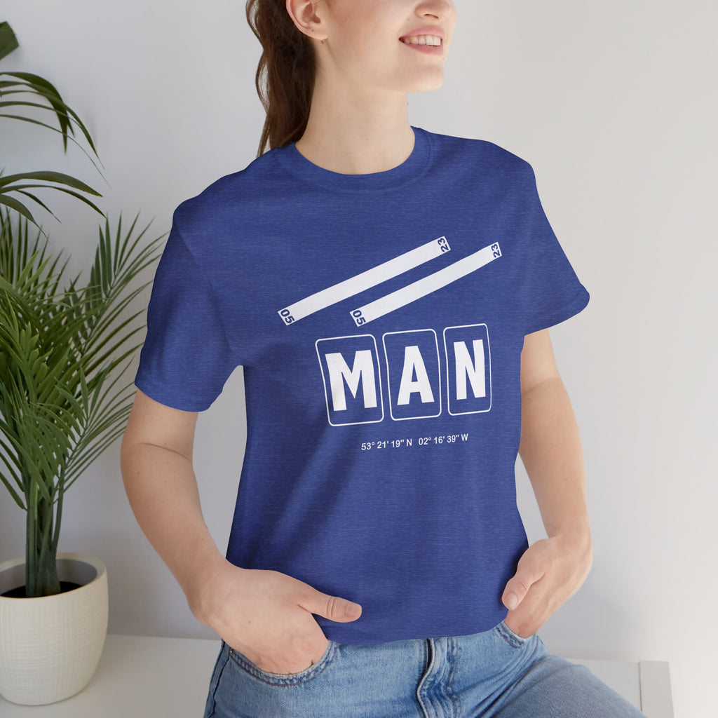 MAN Airport Code Tee Shirt 1