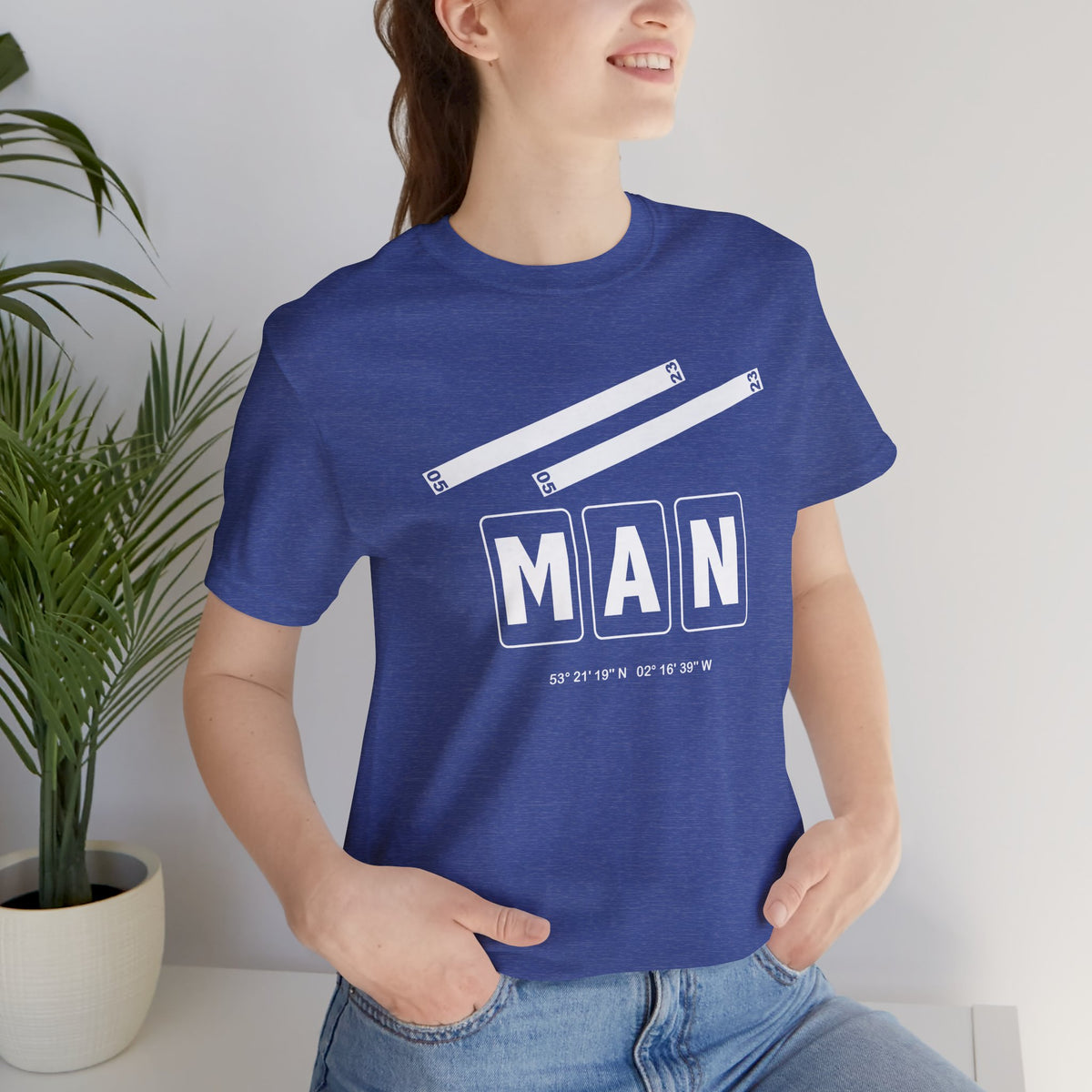 MAN Airport Code Tee Shirt 1