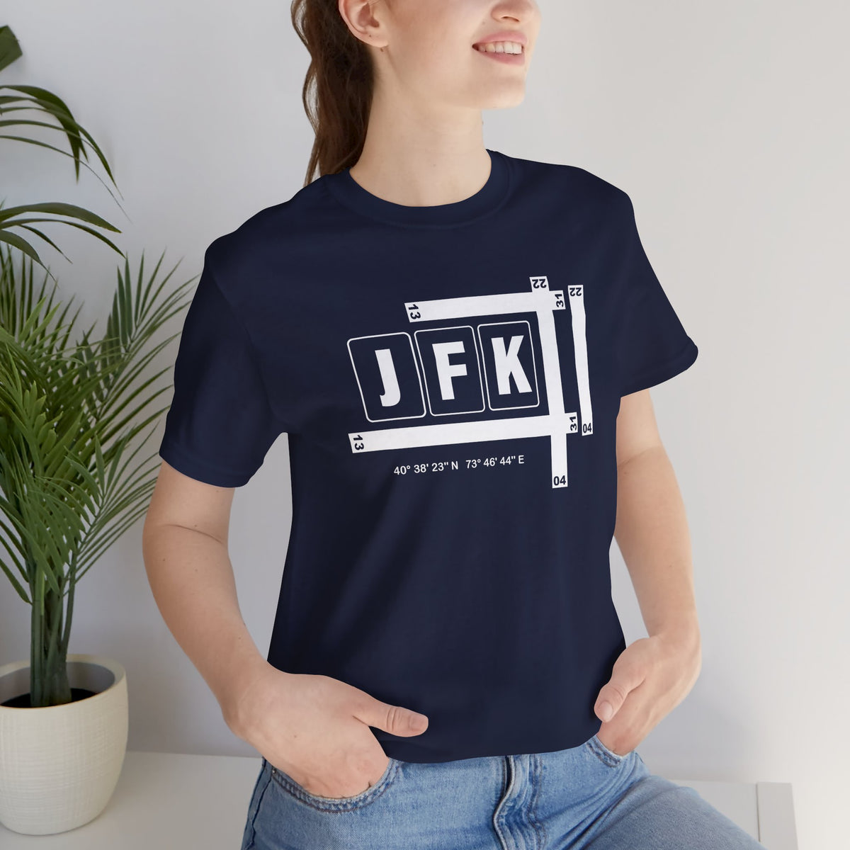 JFK Airport Code Tee Shirt 1