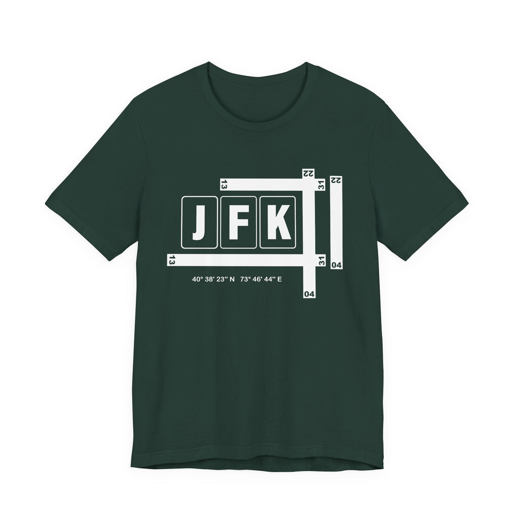 JFK Runway Code Tee