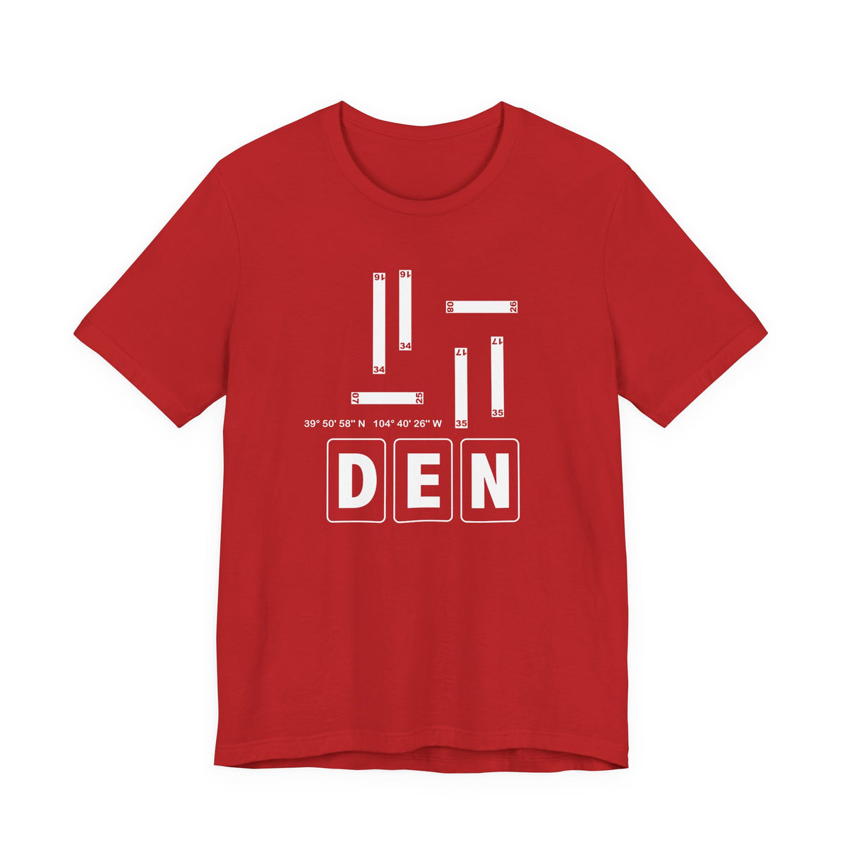 DEN Airport Code Tee Shirt 1