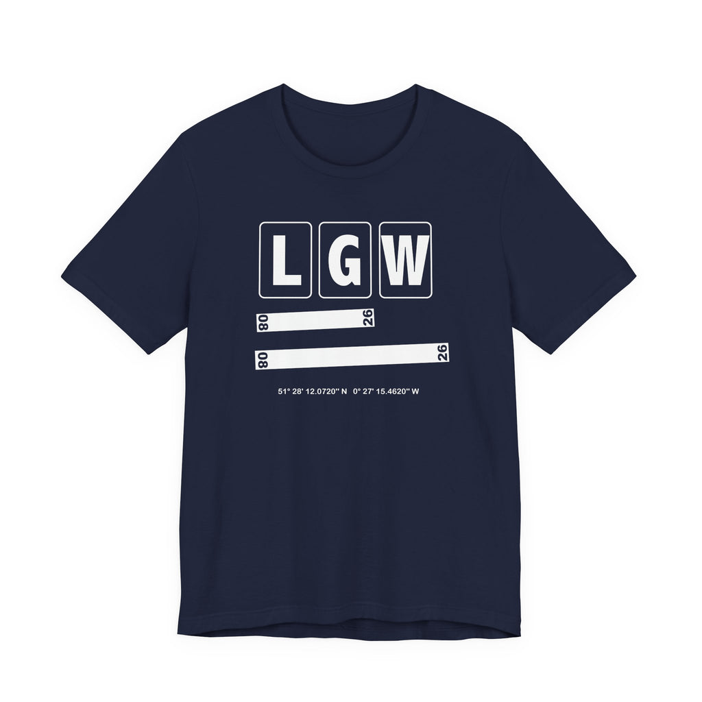 LGW Airport Code Tee Shirt 1