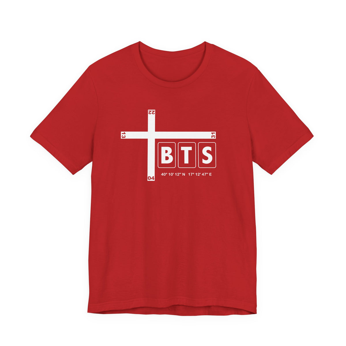 BTS Airport Code Tee Shirt 1