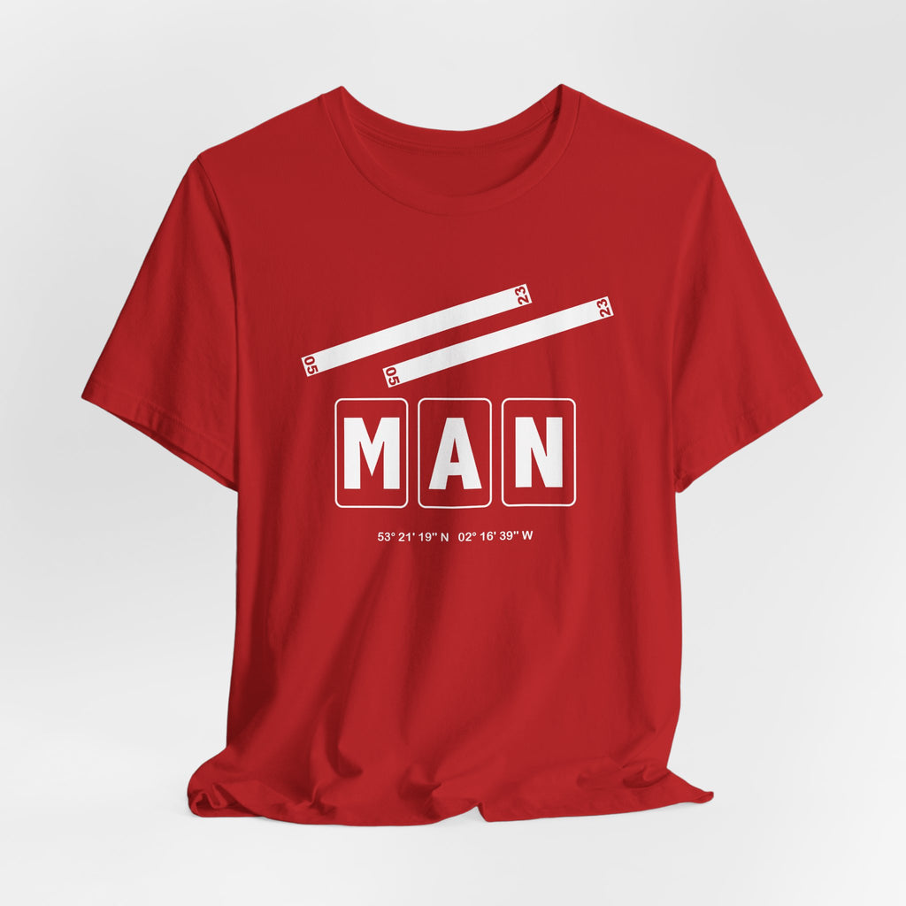 MAN Airport Code Tee Shirt 1