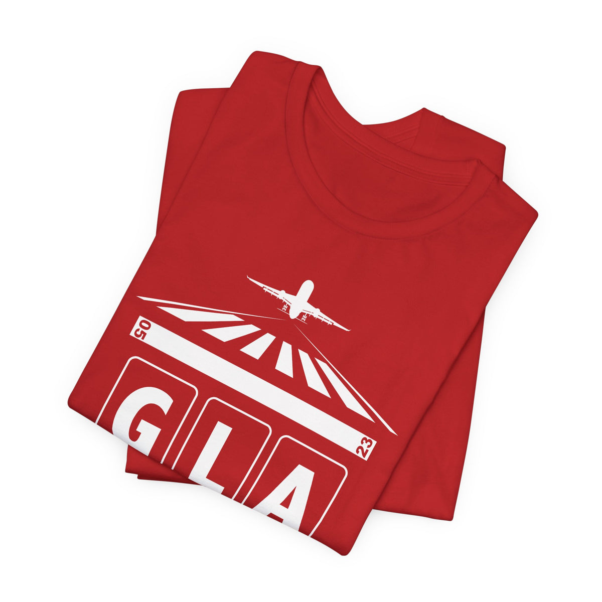GLA Glasgow Airport Code Teeshirt