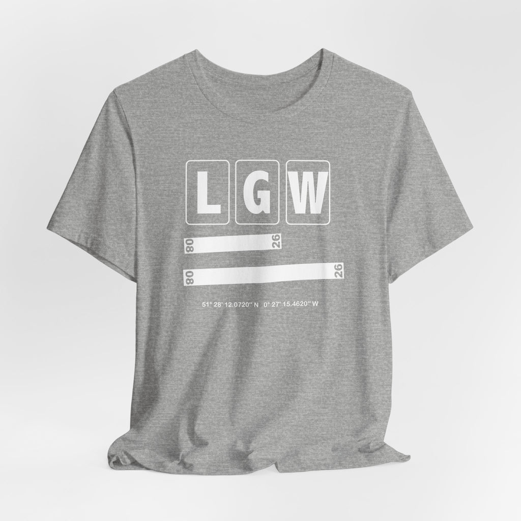 LGW Airport Code Tee Shirt 1