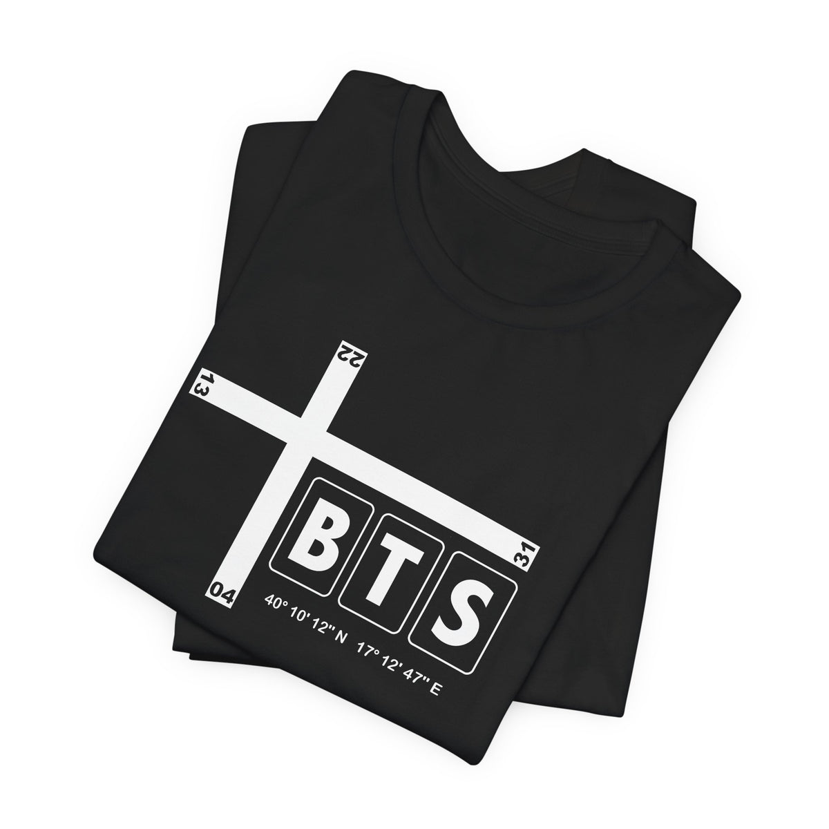 BTS Airport Code Tee Shirt 1