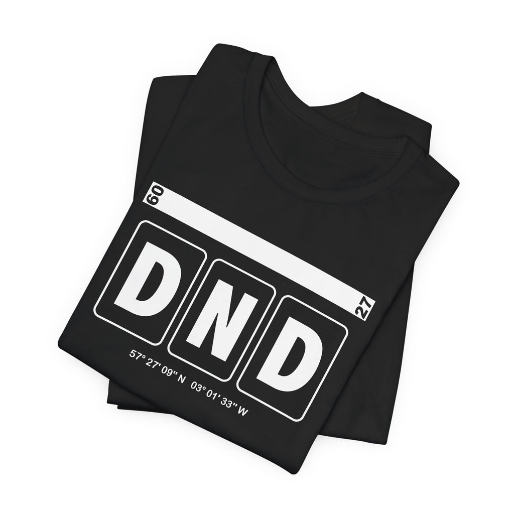 DND Airport Code Tee Shirt 1