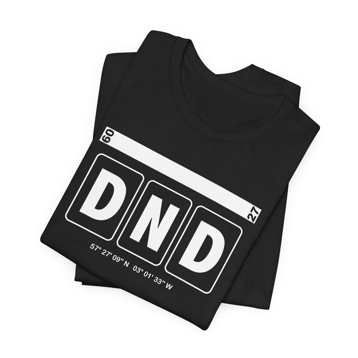 DND Airport Code Tee Shirt 1