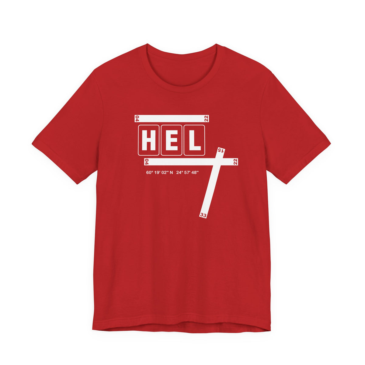 HEL Airport Code Tee Shirt 1