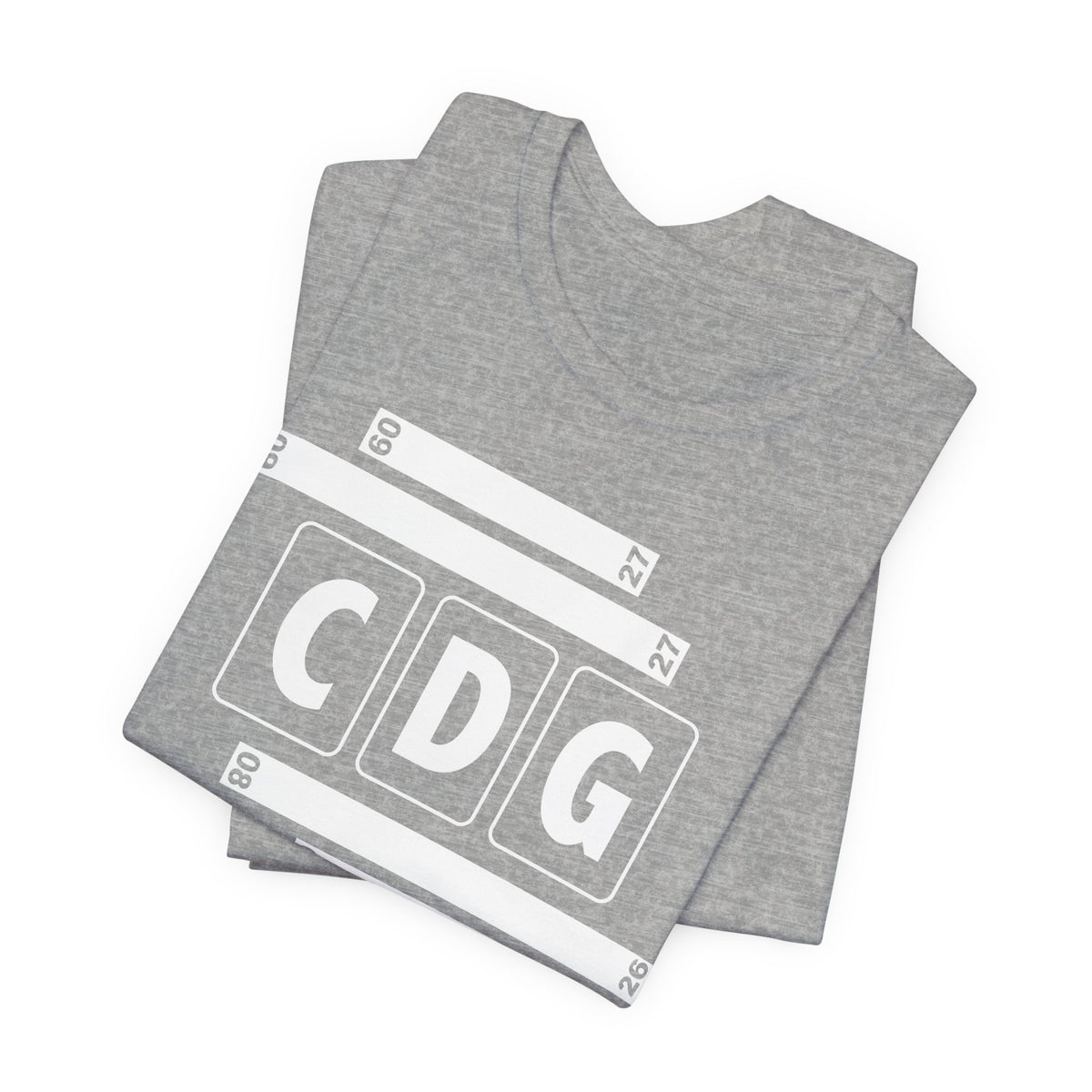 CDG Airport Code Tee Shirt 1