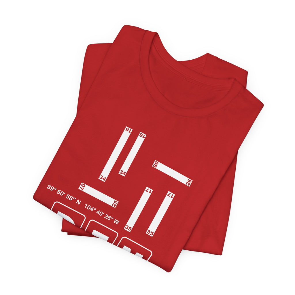 DEN Airport Code Tee Shirt 1