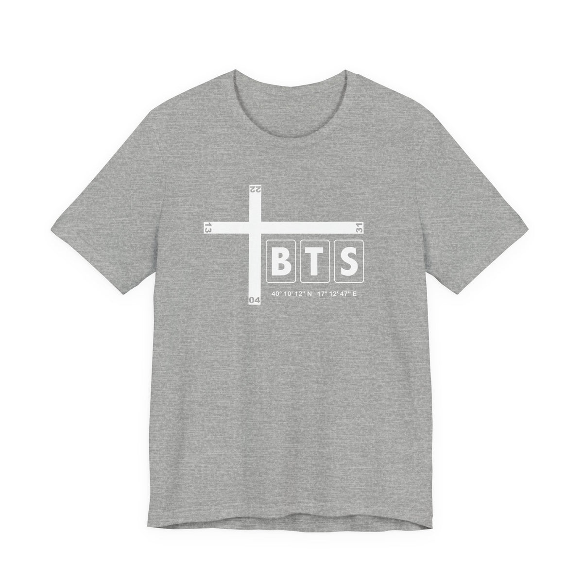 BTS Airport Code Tee Shirt 1