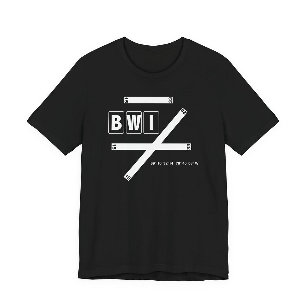 BWI Airport Code Tee Shirt 1